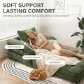 3 in 1 foldable lounge sofa a single chair bed backrest - Temu
