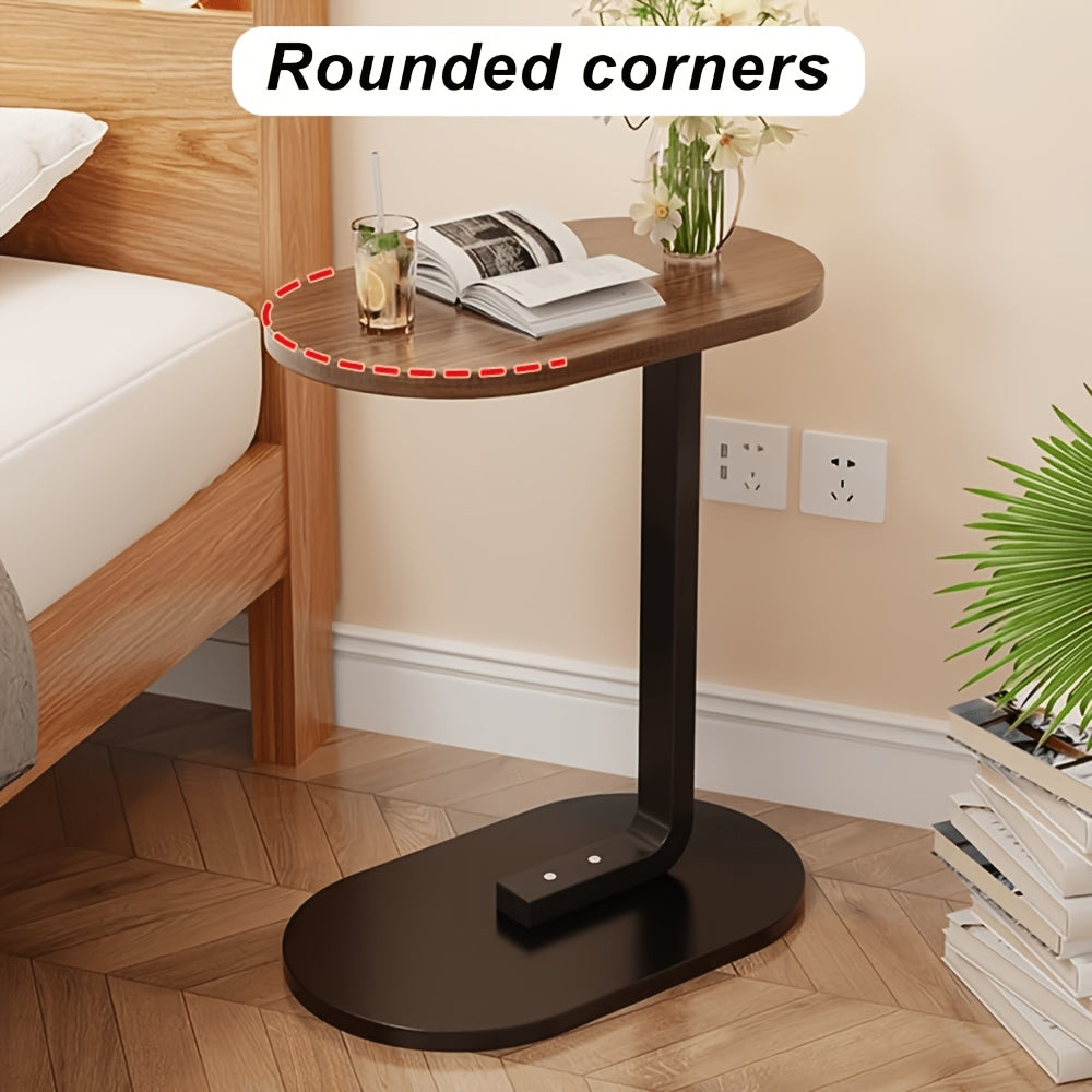 elegant side table a sturdy metal frame compact coffee table - Temu