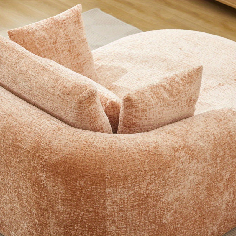 66 oversized chenille chaise lounge sofa bed deep seat - Temu