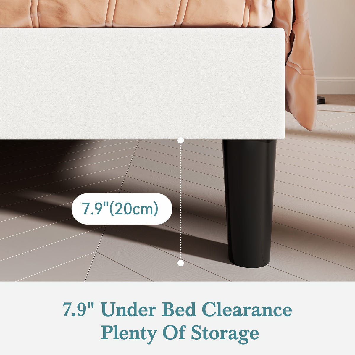 velvet upholstered bed frame adjustable headboard - Temu