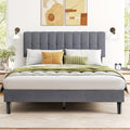 bed frame headboard platform bed frame king size bed frame - Temu