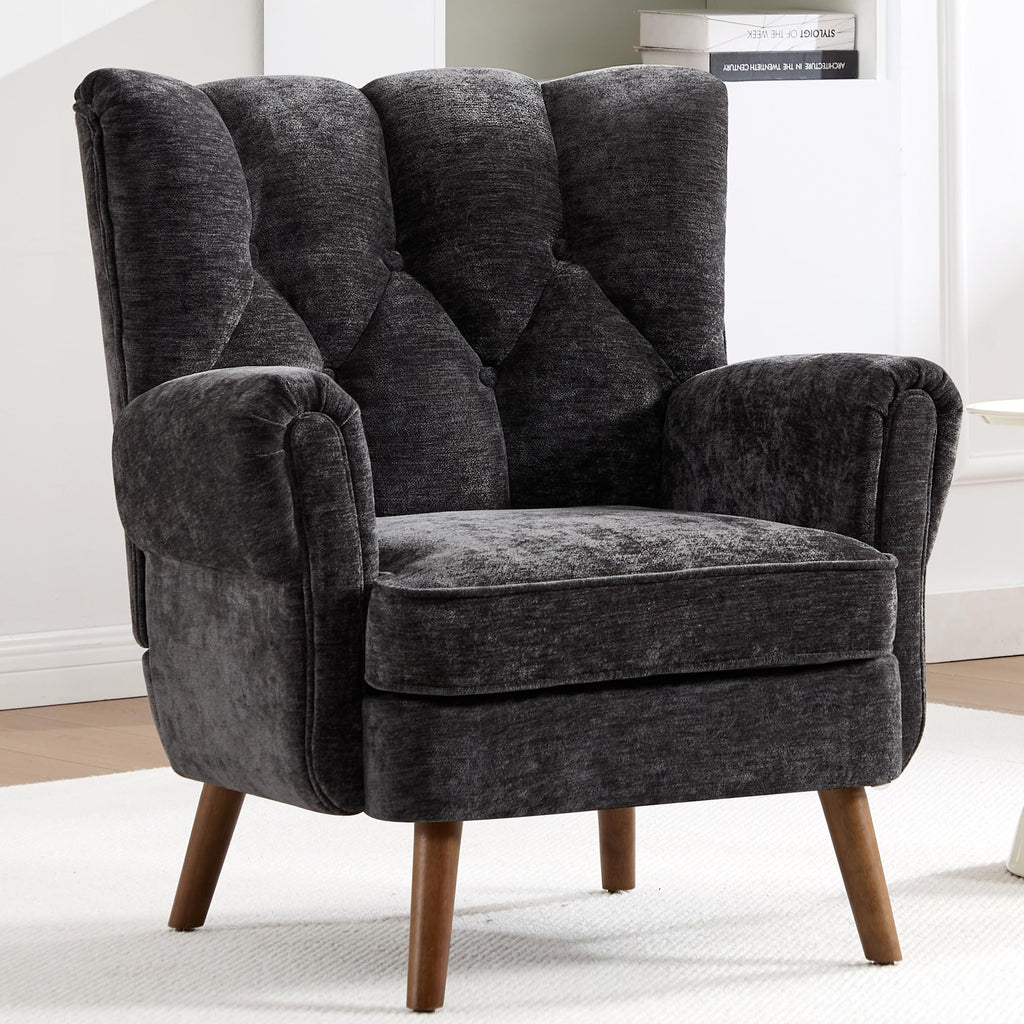 kitchen dining wingback accent chairs living room   - Temu
