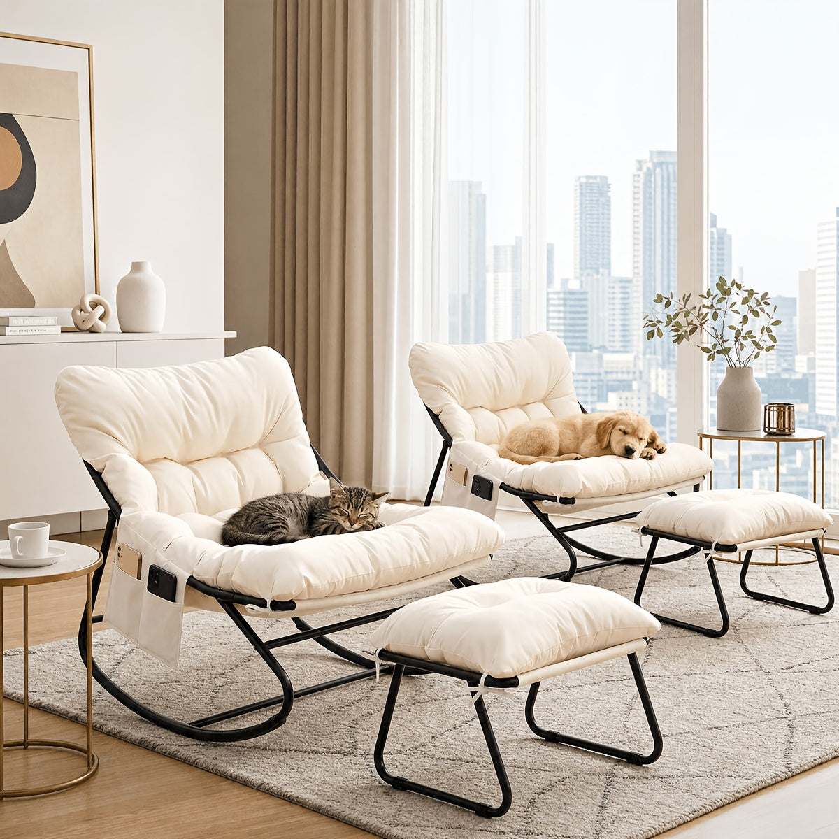 2 1pc lounge chair papasan rocking chair living room chairs - Temu