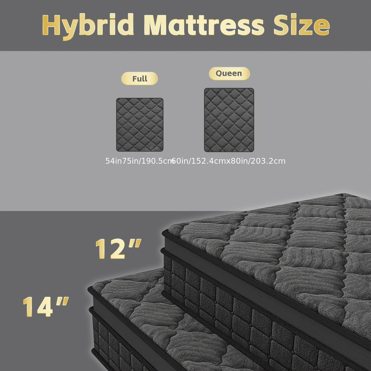 14 inch mattress built   precise - Temu