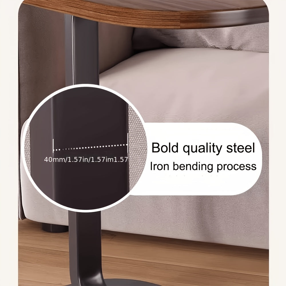 elegant side table a sturdy metal frame compact coffee table - Temu