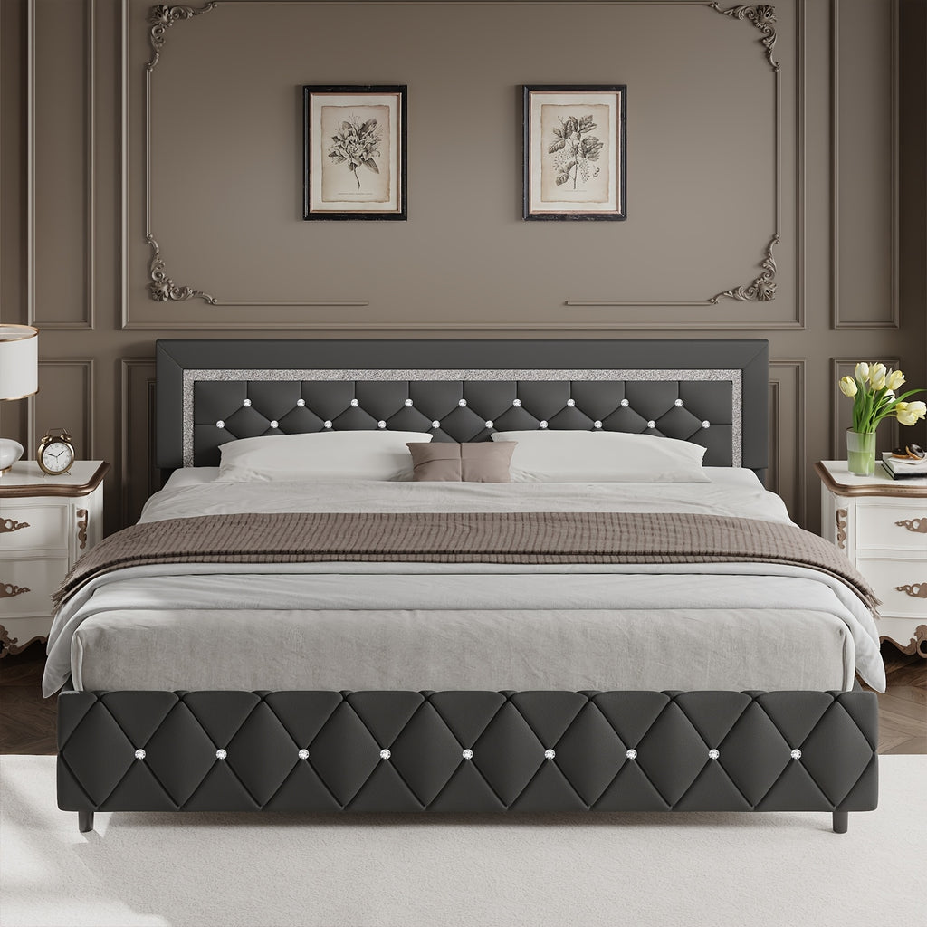 twin full queen king platform bed frame - Temu