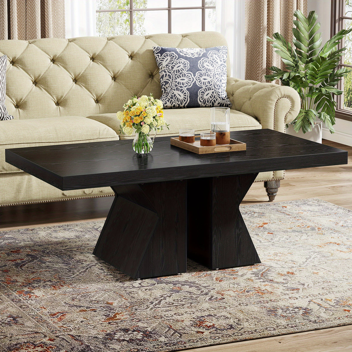47 24 inch wooden coffee table rectangular   - Temu