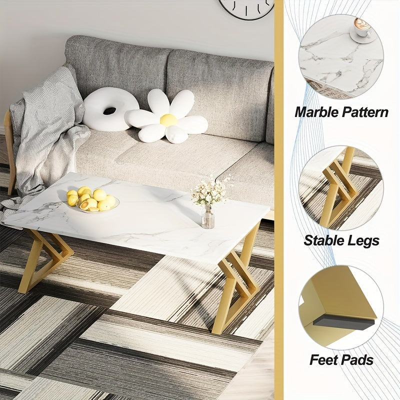 coffee table living room table center table easy modern   - Temu