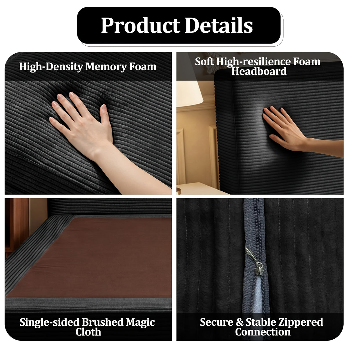 queen size oversized compression sofa bed frame headboard - Temu