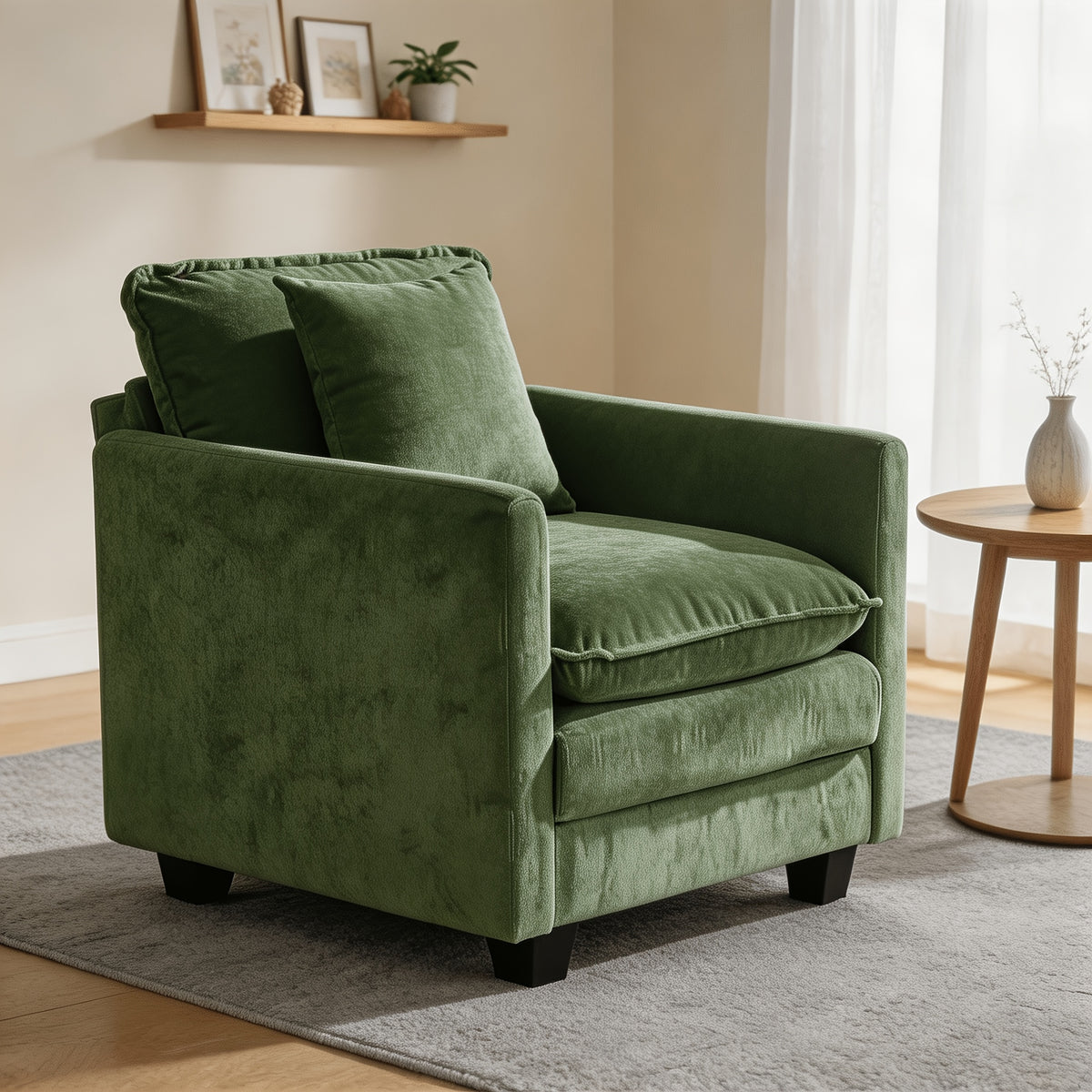 30 cloud single couch 1 seater modern accent chair throw - Temu