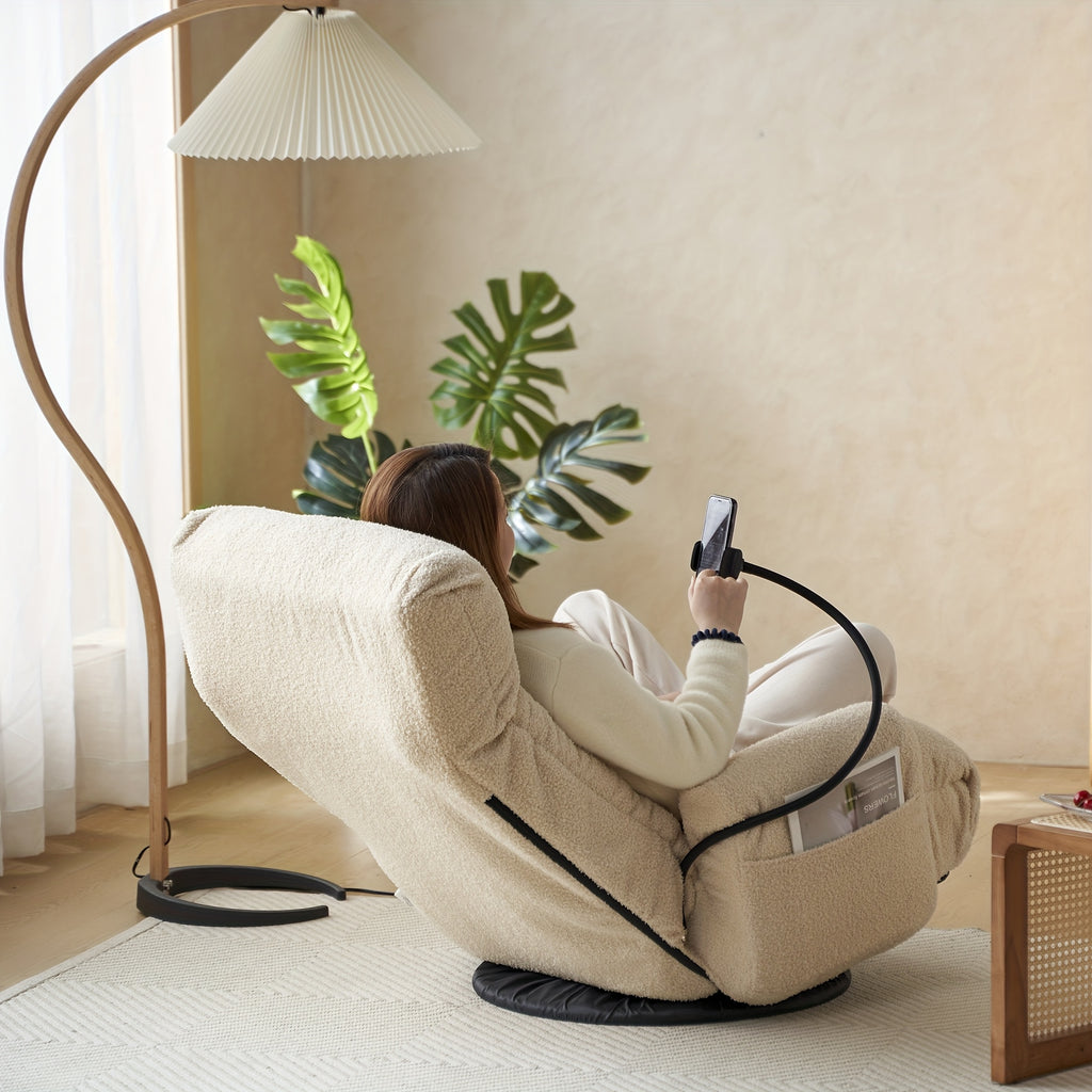 360 swivel gaming floor chair 5 position adjustable folding - Temu