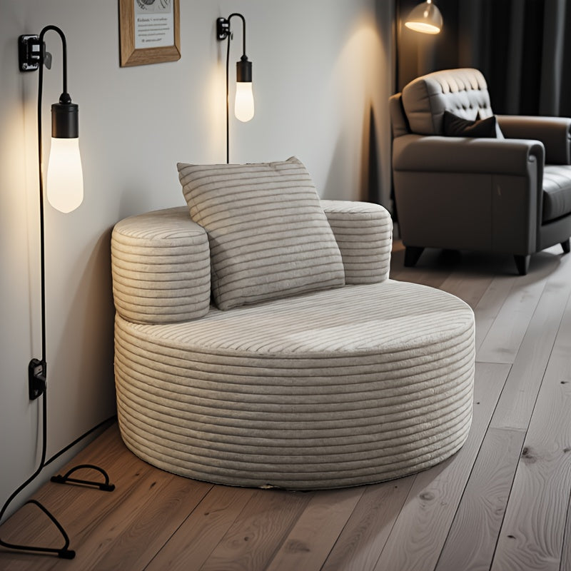 46 5 inch corduroy   sofa single sofa high - Temu