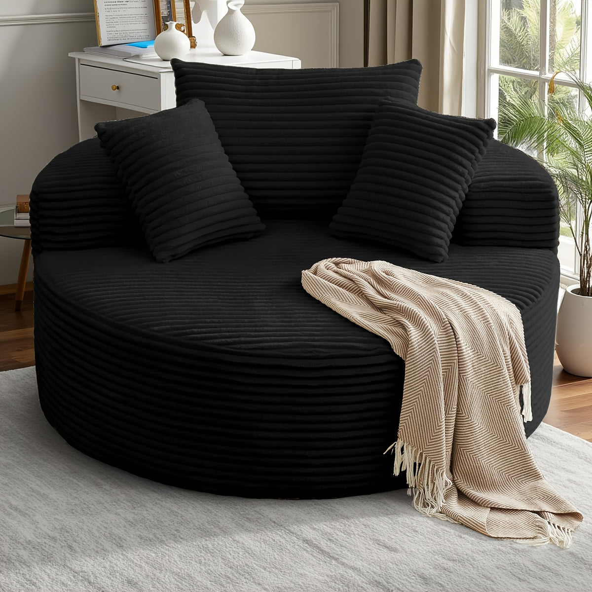 46 5 inch corduroy   sofa single sofa high - Temu