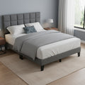 full size platform bed adjustable headboard modern - Temu