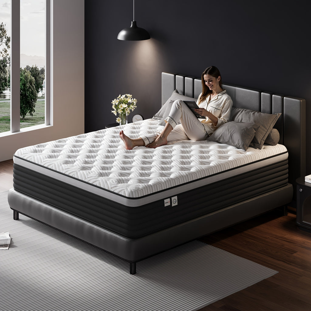 12 14 inch twin full queue king size mattress memory foam - Temu