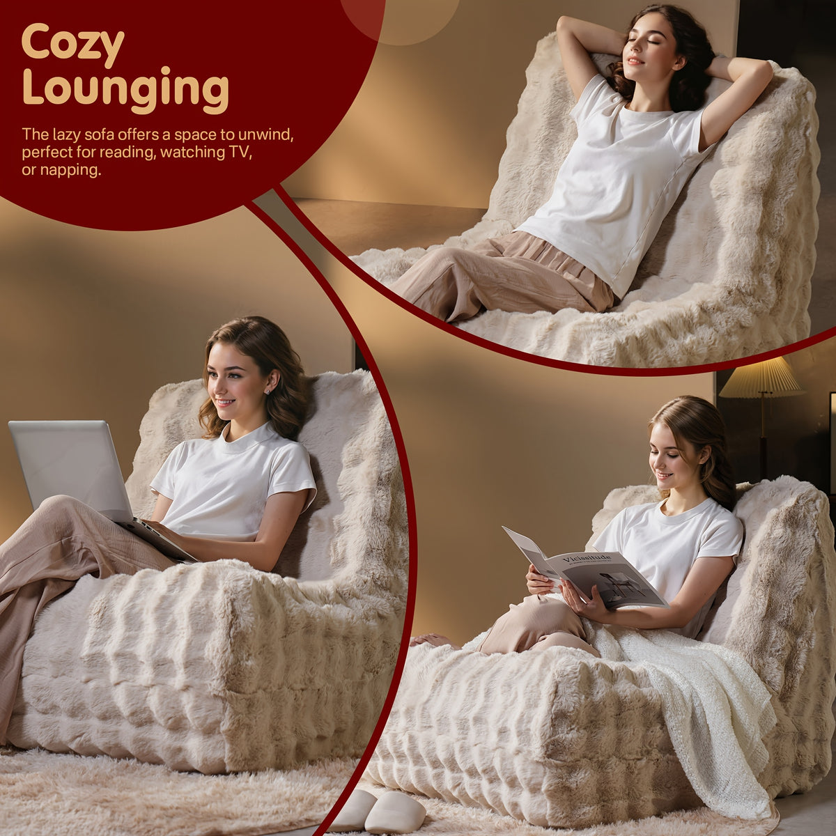 39 4 single seater accent chair comfortable plush fabric - Temu