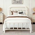 14 inch vintage metal bed frame iron headboard footboard - Temu