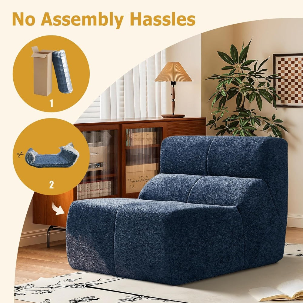 36 61 inch wide oversized single person compression sofa - Temu