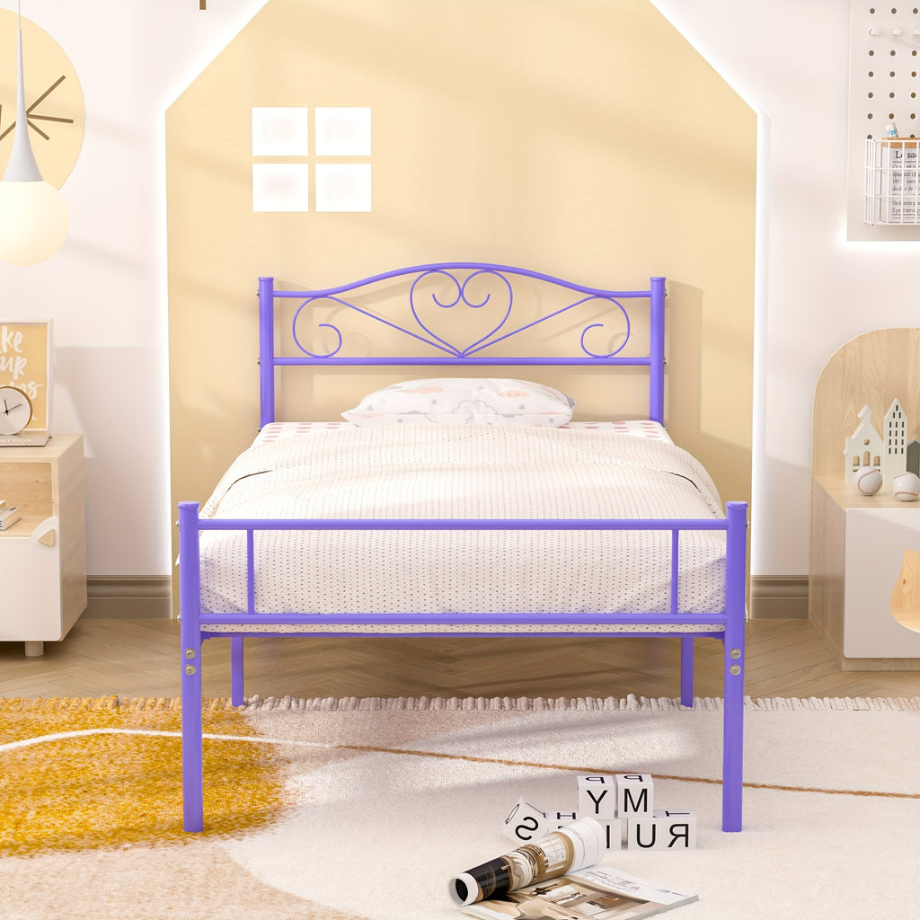 1pc   twin size metal platform bed frame classic - Temu