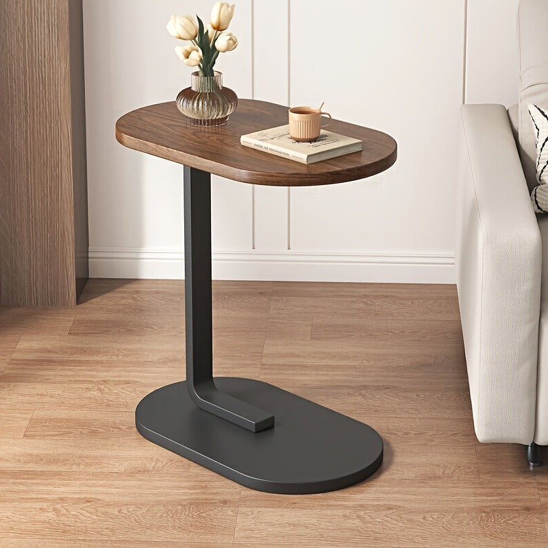 elegant side table a sturdy metal frame compact coffee table - Temu