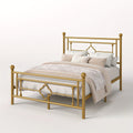 modern metal platform bed frame   art - Temu
