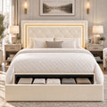 full queen   upholstered platform bed frame - Temu