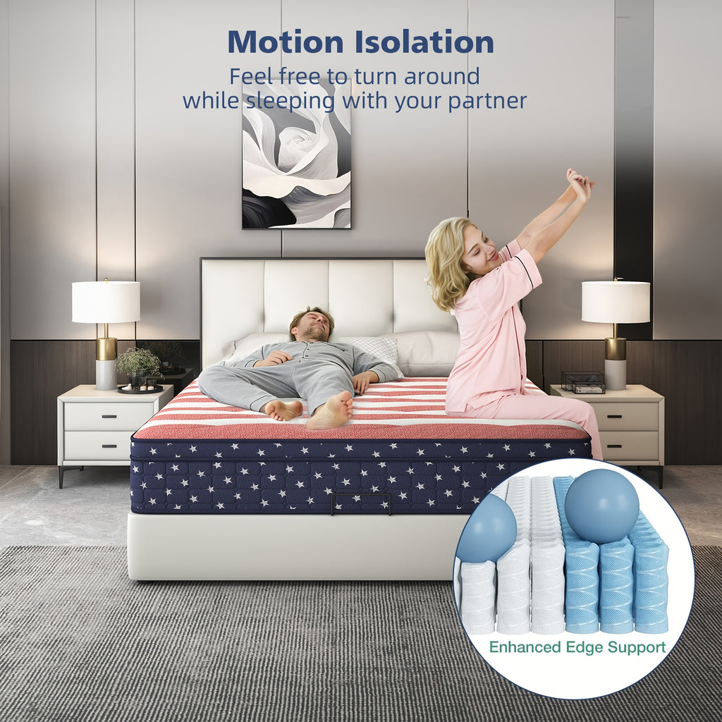 10 12pcs   independent bag spring mixed mattress - Temu