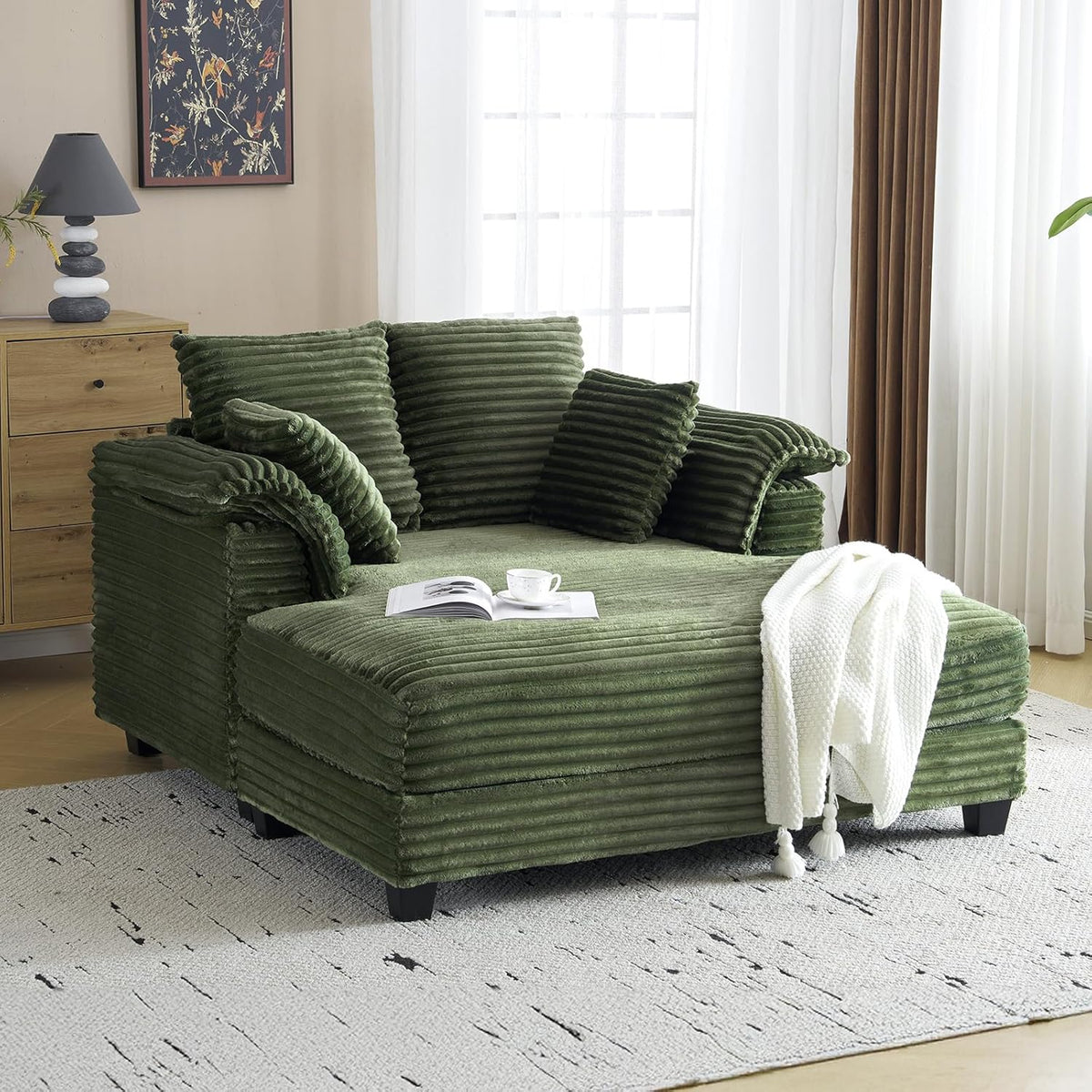 65 inch single person leisure sofa chair living room long - Temu