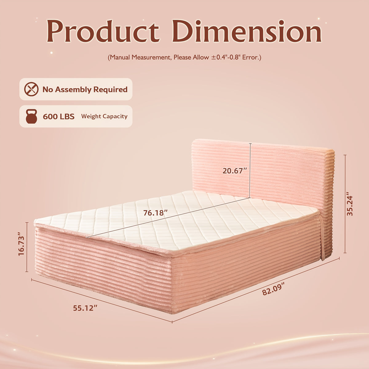 complete sofa bed set mattress headboard no assembly - Temu