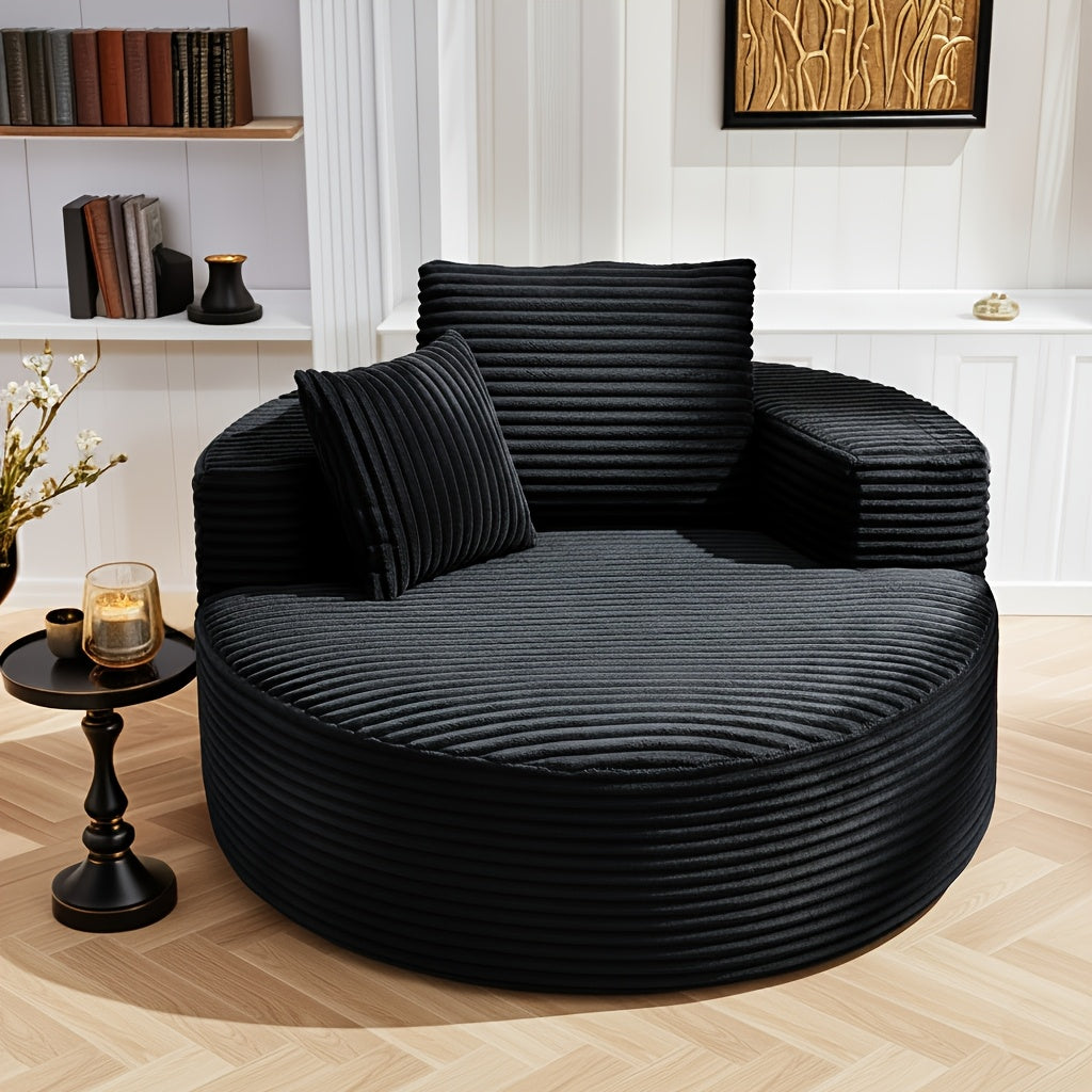 46 5 inch corduroy   sofa single sofa high - Temu