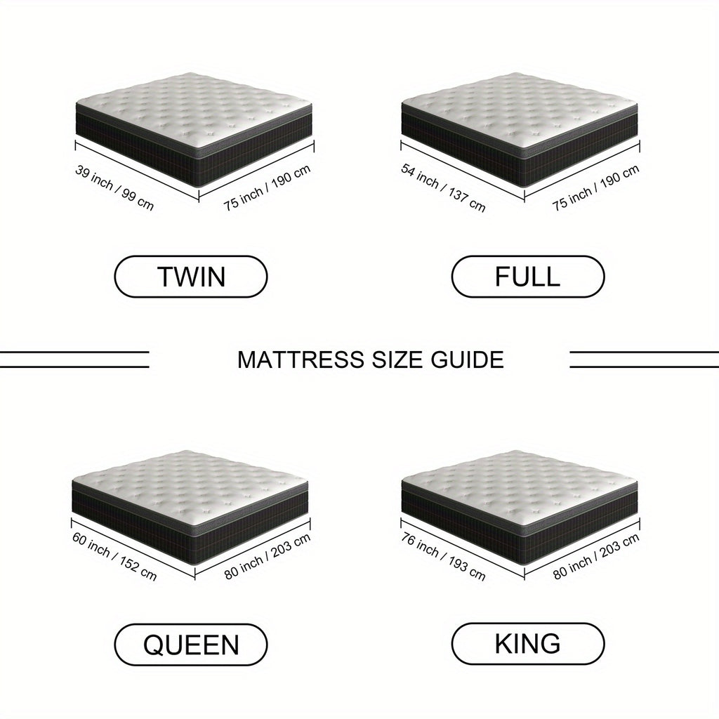 10 12 14 twin full queen king size mattress   memory - Temu