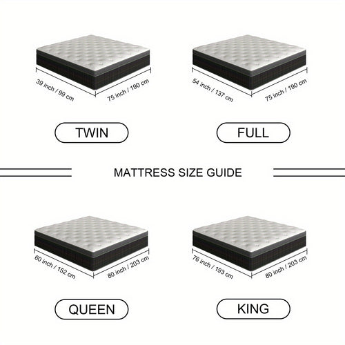10 12 14 twin full queen king size mattress   memory - Temu