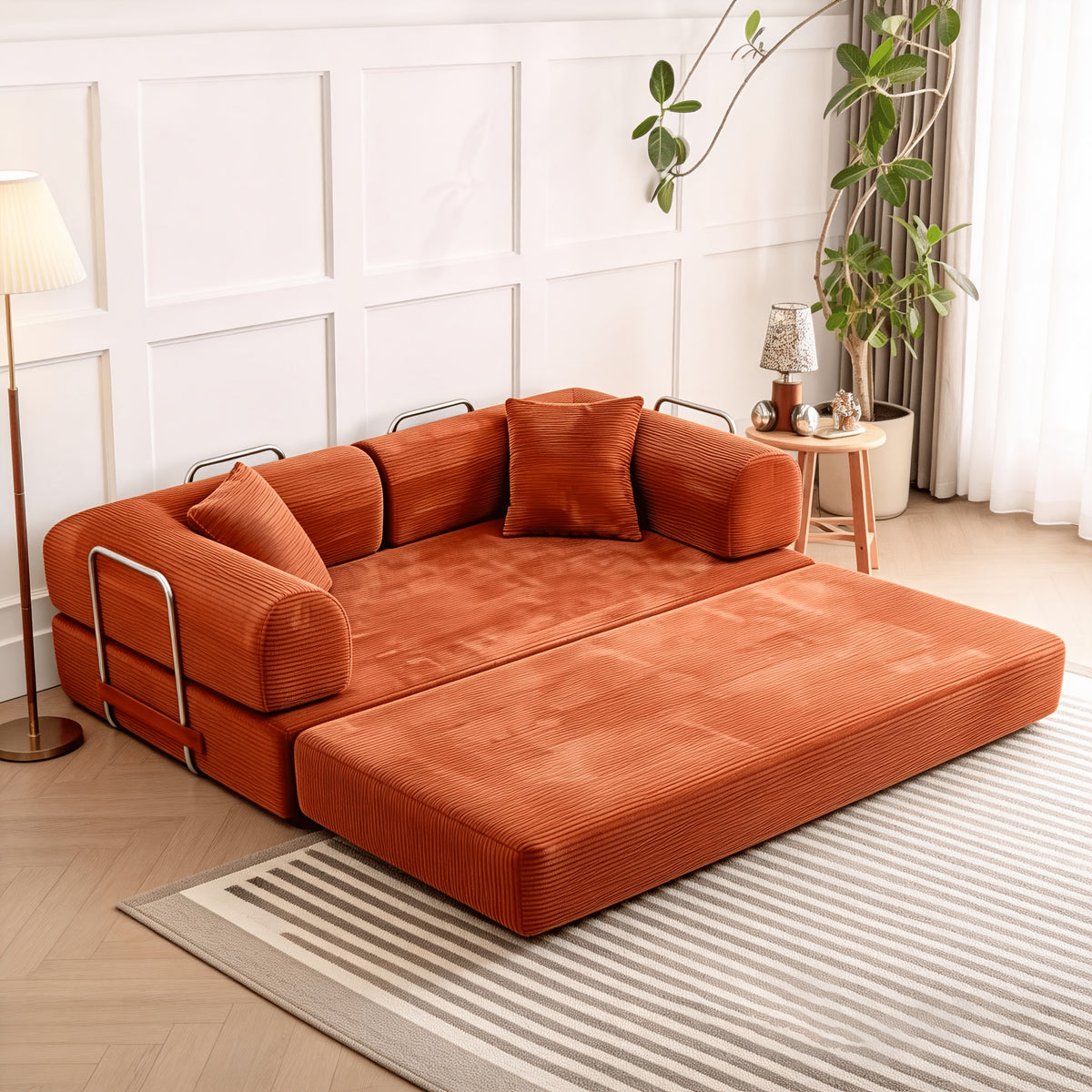 46 5 inch corduroy   sofa single sofa high - Temu